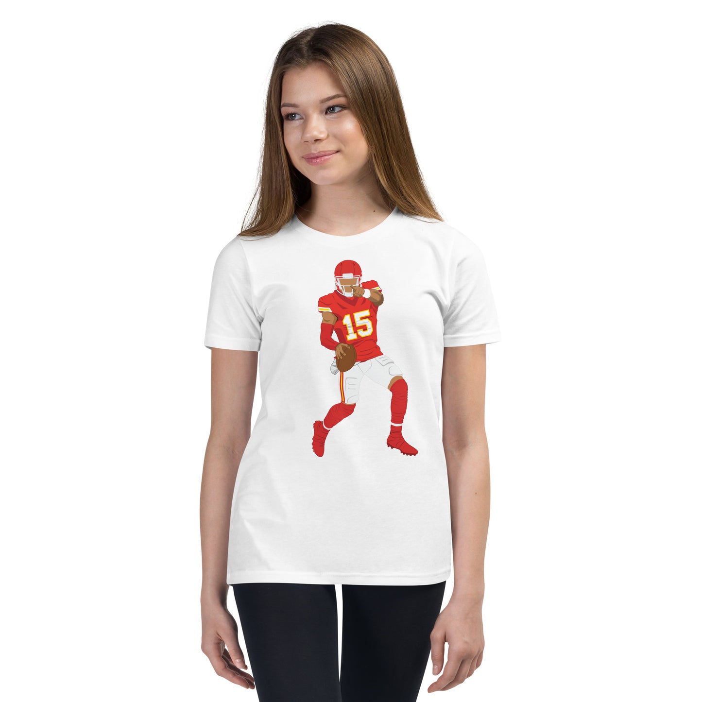 Quarterback Patty Attacks On The Run - Youth T-Shirt